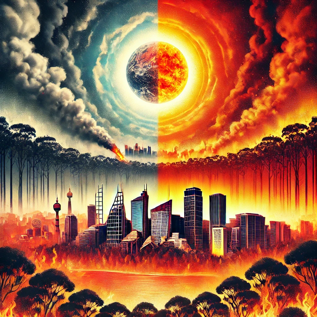 Bushfires Ravage Victoria While Sydney Battles Intense Heatwave
